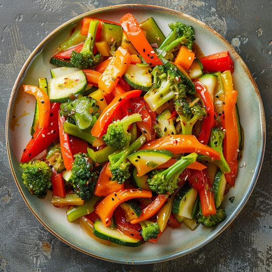 Spicy Ghost Pepper Veggie Stir-Fry