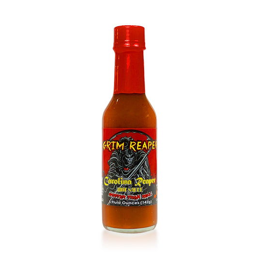 5 fl oz Bottle of Grim Reaper Hot Sauce