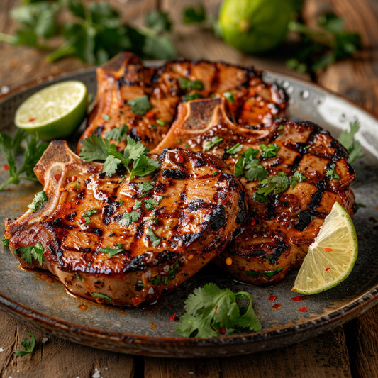 Spicy Hatch Chile Pork Chops