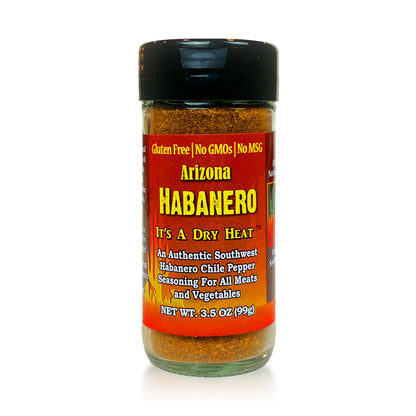 3.5oz Bottle of Arizona Habanero Spice - Aromatic orange blend in shaker container
