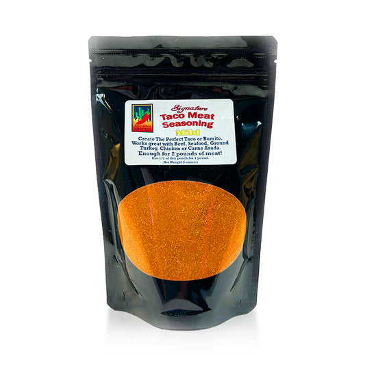 6oz Mild Taco Seasoning in Black Bag