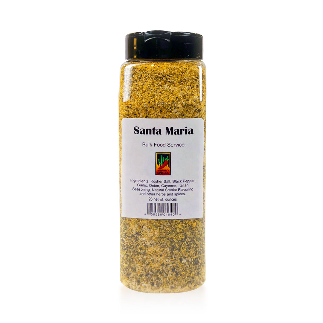 26oz Container of Santa Maria Style Seasoning - Large container of yellow spice blend